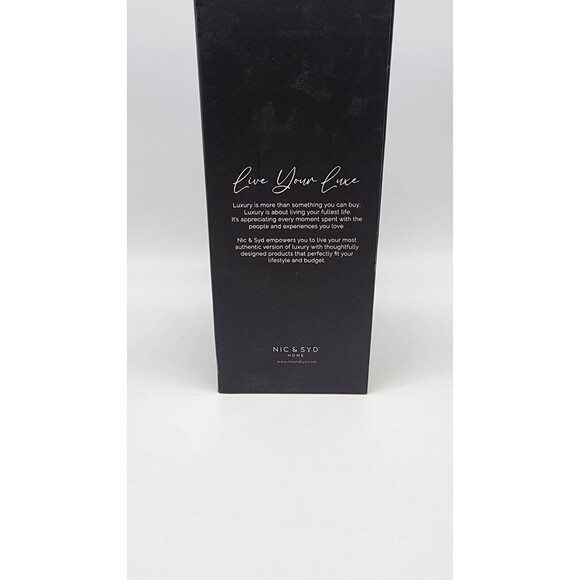 4 Venetian Stemless Wine Glasses NIC & SYD Home Clear Mouth Blown Glass 18 Oz - Picture 10 of 13